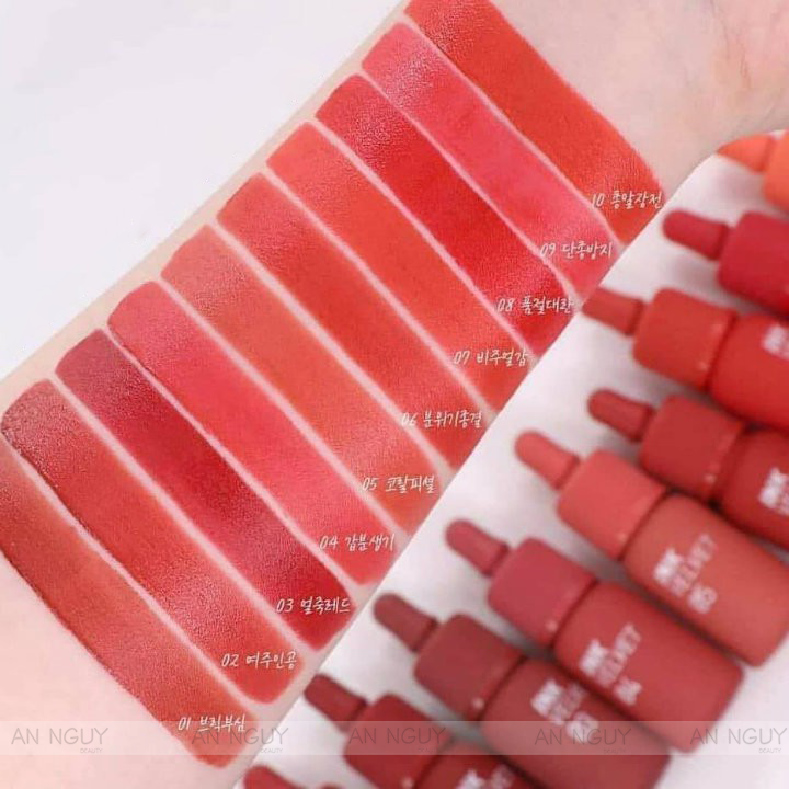 Son Kem Lì Peripera Ink Velvet Mềm Mịn, Lên Chuẩn Màu 4gr