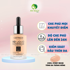 Kem Nền Catrice HD Liquid Coverage Foundation 30ml