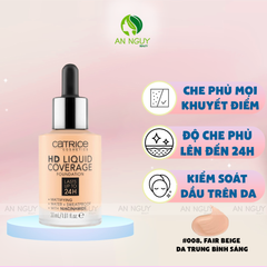 Kem Nền Catrice HD Liquid Coverage Foundation 30ml