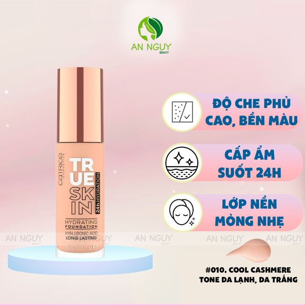 Kem Nền Catrice True Skin Hydrating Foundation 30ml