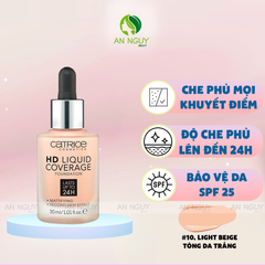 Kem Nền Catrice HD Liquid Coverage Foundation 30ml