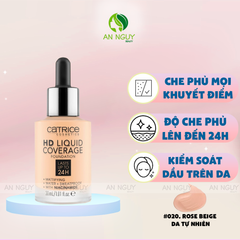 Kem Nền Catrice HD Liquid Coverage Foundation 30ml