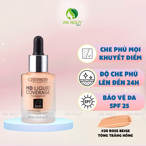 Kem Nền Catrice HD Liquid Coverage Foundation 30ml