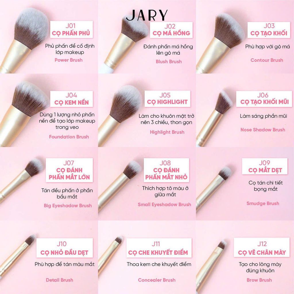 Cọ Trang Điểm Jary Brush