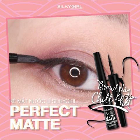 Kẻ Mắt Nước SilkyGirl Perfect Matte Liquid Eyeliner Waterproof 2.5ml