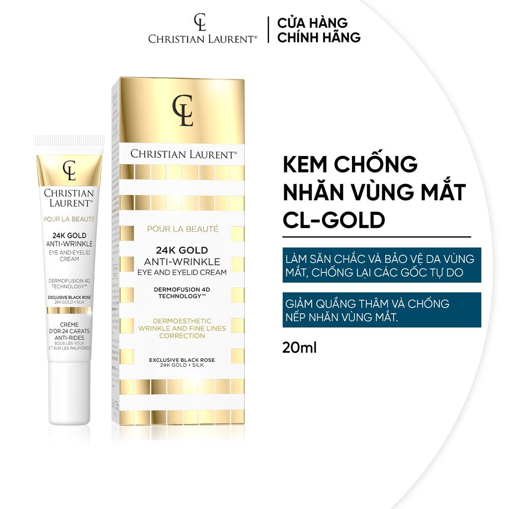 Kem Chống Nhăn Vùng Mắt Christian Laurent Anti-Wrinkle Eye and Eyelid Cream 20ml