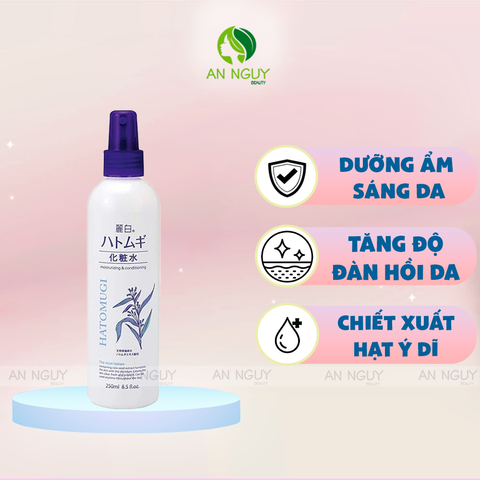 Xịt Khoáng Hatomugi The Mist Lotion Ý Dĩ Dưỡng Ẩm, Làm Sáng Da 250ml