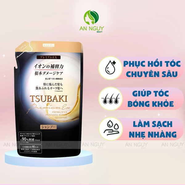 Túi Refill Dầu Gội Tsubaki Premium Ex Intensive Repair Shampoo 330ml