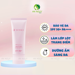 Serum Chống Nắng Senka 3 In 1 Aqua Bright Serum In CC SPF 50+ PA++++ Dưỡng Sáng 40g