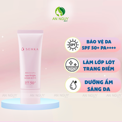 Chống Nắng Serum Senka 3 In 1 Aqua Bright Serum In CC SPF 50+ PA++++ Dưỡng Sáng 40g