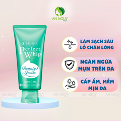 Sữa Rửa Mặt Senka Acne Perfect Whip Acne Care Ngăn Ngừa Mụn 100gr