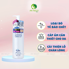 Gel Tẩy Tế Bào Chết Cure Natural Aqua Gel Cho Mặt Và Toàn Thân Nhật Bản