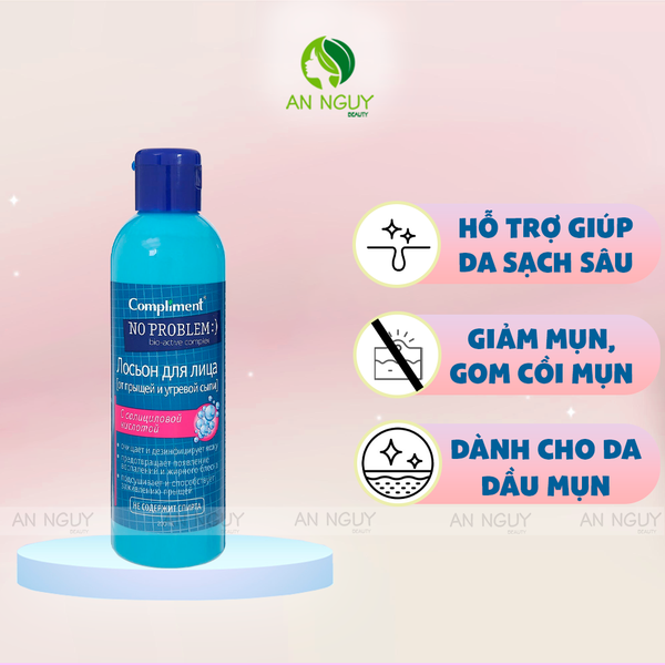 Nước Hoa Hồng Compliment Dưỡng Ẩm Làm Sạch Da 200ml