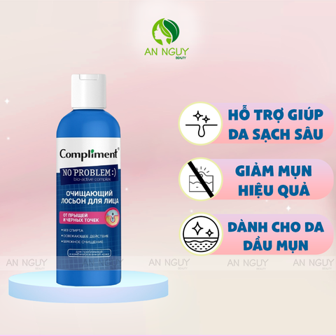 Nước Hoa Hồng Compliment Dưỡng Ẩm Làm Sạch Da 200ml