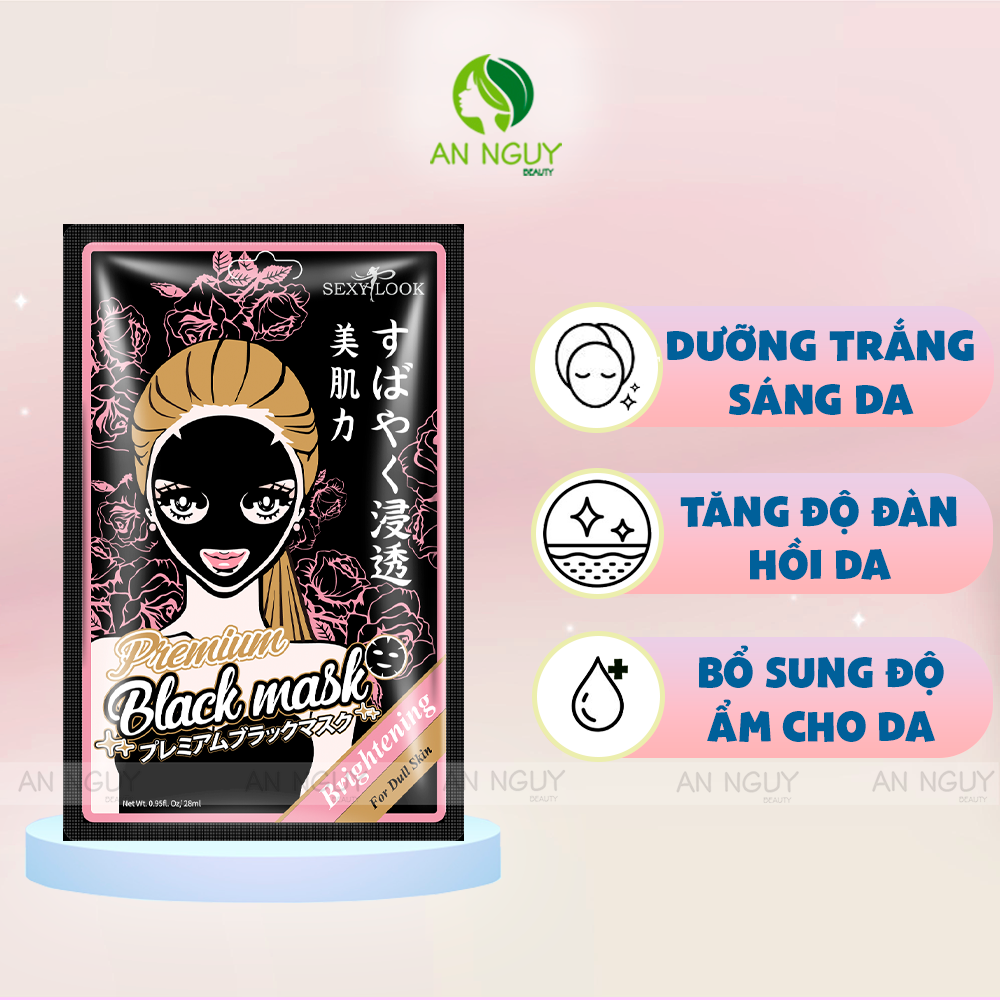 Mặt Nạ Sexy Look Premium Black Facial Mask 28ml