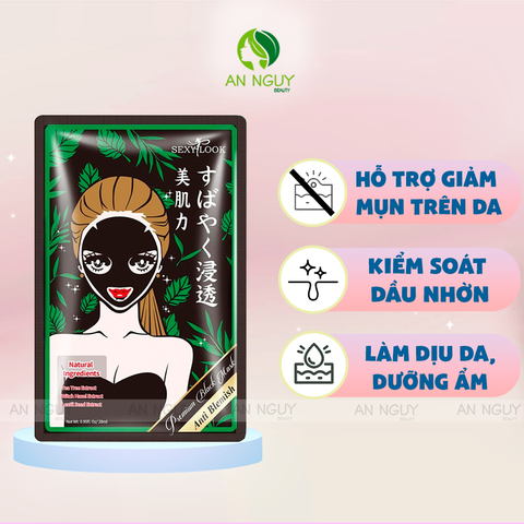 Mặt Nạ Sexy Look Premium Black Facial Mask 28ml