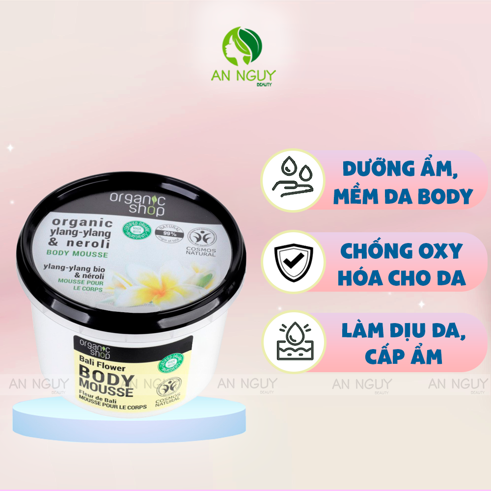Kem Dưỡng Thể Organic Shop Body Cream 250ml