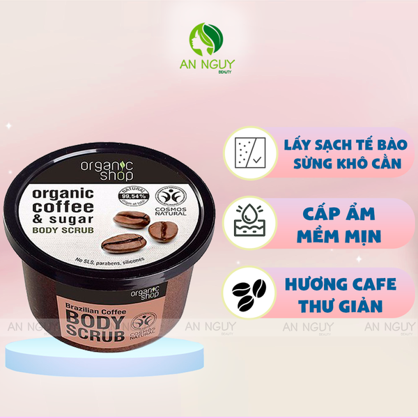 Tẩy Tế Bào Chết Organic Shop Body Scrub 250ml