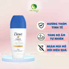 Lăn Khử Mùi Dove Ngăn Mồ Hôi, Khử Mùi Cơ Thể Hiệu Quả 40ml