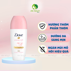 Lăn Khử Mùi Dove Ngăn Mồ Hôi, Khử Mùi Cơ Thể Hiệu Quả 40ml
