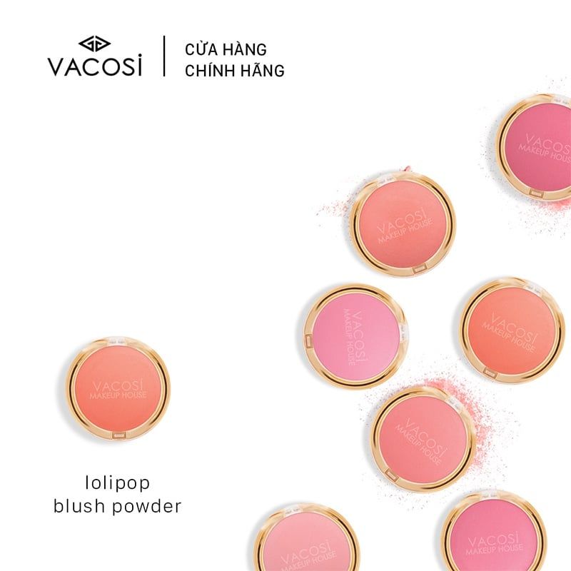 Phấn Má Hồng Vacosi Lolipop Blush Powder VP08 5gr