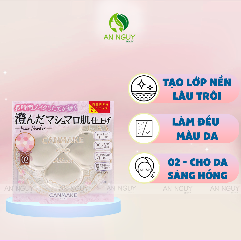 Phấn Phủ Đa Sắc Canmake Abloom Face Powder SPF19 PA++