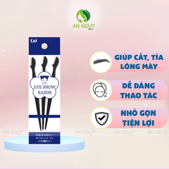 Set 3 Dao Cạo Lông Mày Kai Eye Brow Razor