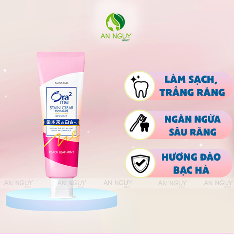 Kem Đánh Răng Ora2 Me Stain Clear Toothpaste 140g