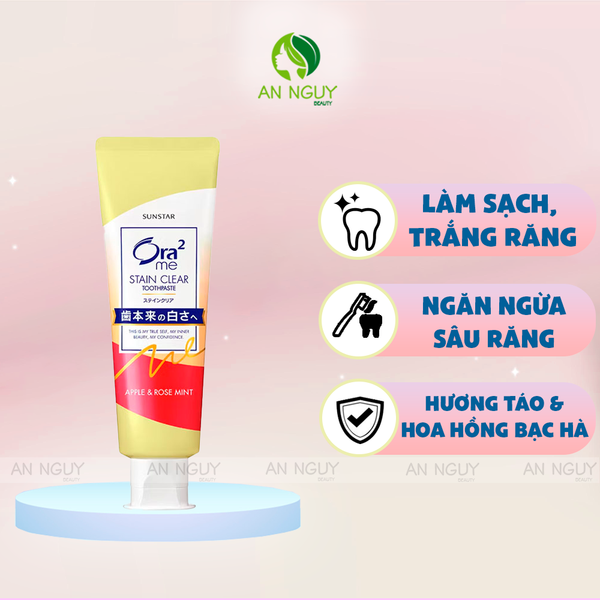 Kem Đánh Răng Ora2 Me Stain Clear Toothpaste 140g