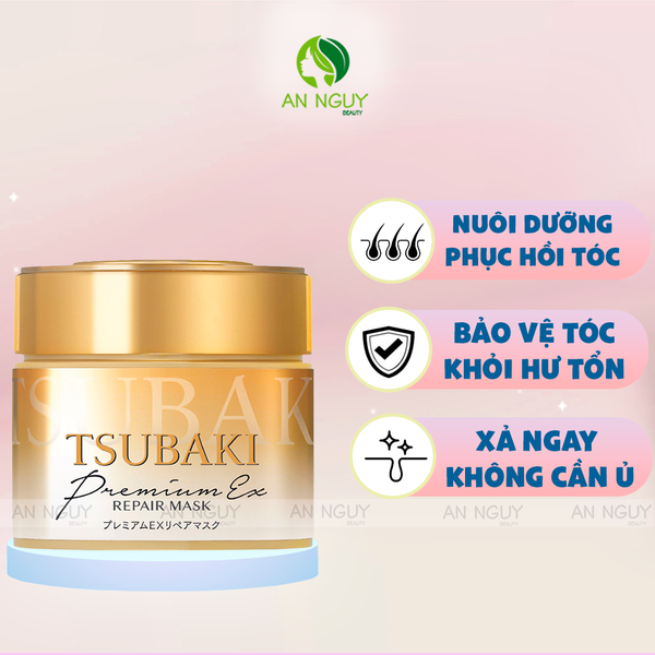 Mặt Nạ Tóc Cao Cấp Phục Hồi Hư Tổn Tsubaki Premium Repair Mask 180g