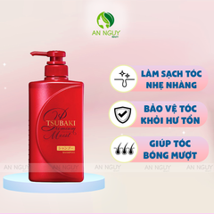 Dầu Gội Tsubaki Premium Shampoo Phục Hồi Hư Tổn 490ml