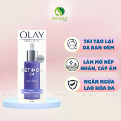 Tinh Chất Olay Regenerist Retinol 24 Night Serum Tái Tạo Da Ban Đêm 30ml