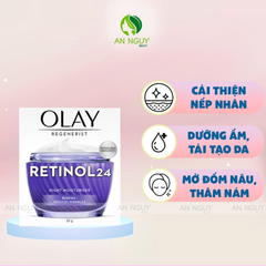 Kem Dưỡng Olay Regenerist Retinol 24 Night Moisturiser 50g