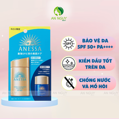 Combo Sữa Chống Nắng Anessa Perfect UV Sunscreen Skincare Milk 60ml Và Tinh Chất Anessa Night Sun Care Serum 12ml