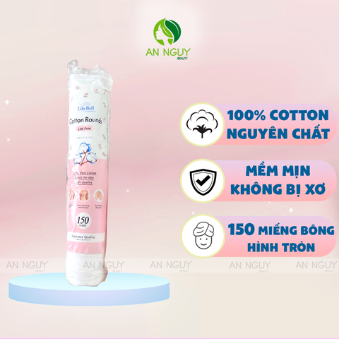 Bông Tẩy Trang LilyBell Suzuran Lilian Puff
