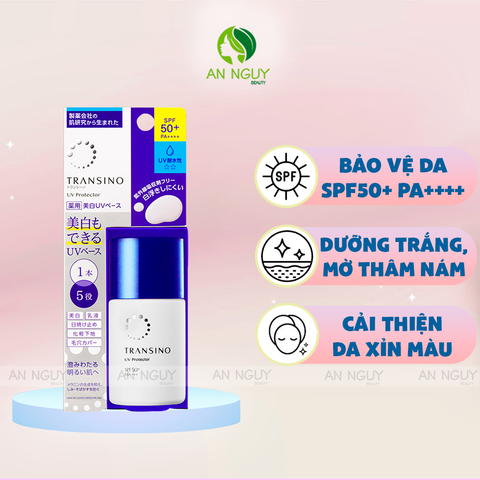 Kem Chống Nắng Transino UV Protector Bảo Vệ Da, Giảm Thâm Nám 30ml
