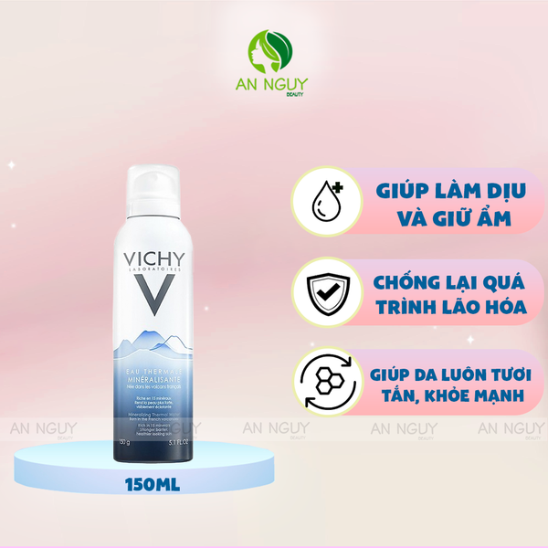 Xịt Khoáng Vichy Mineralizing Thermal Water Cấp Ẩm, Dưỡng Da