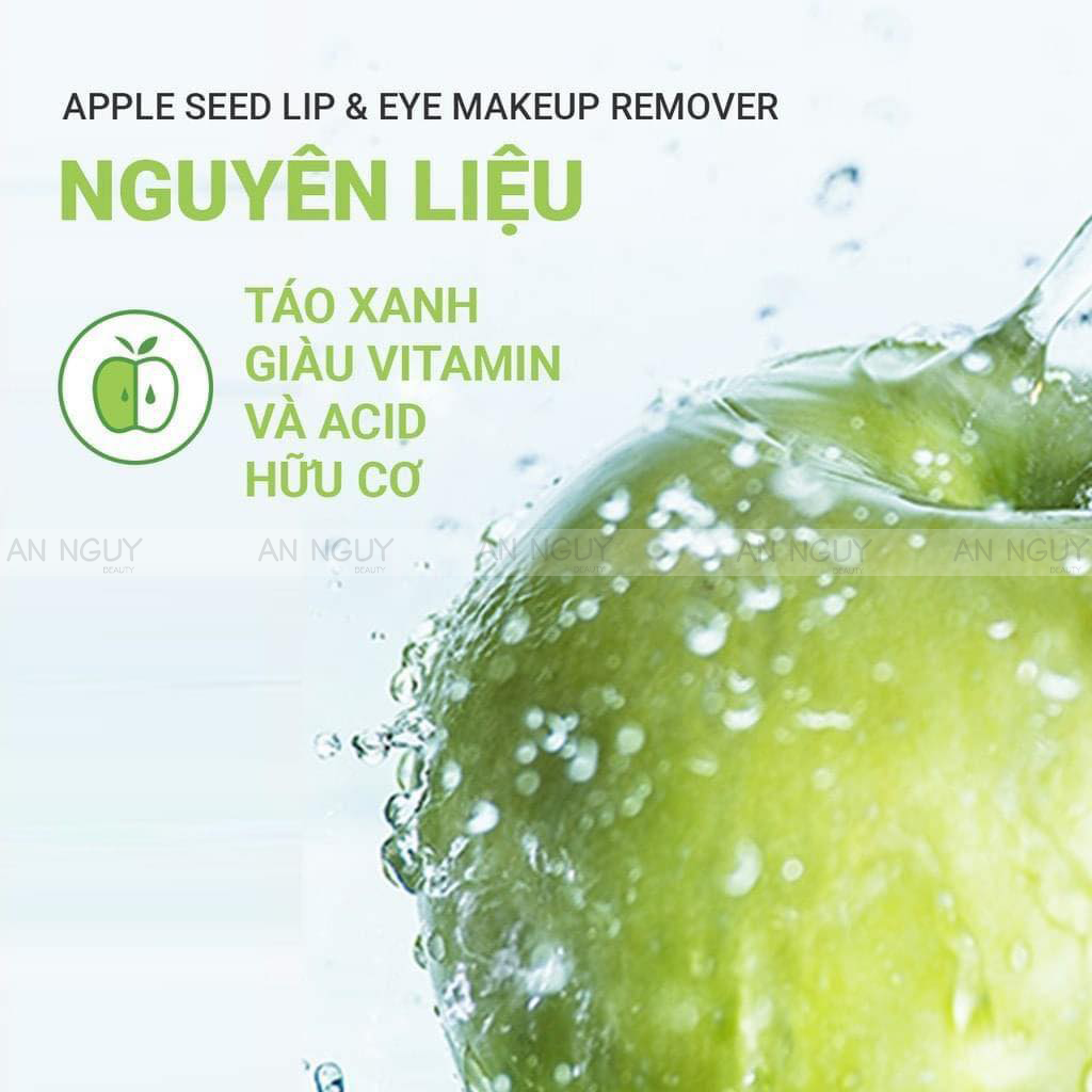 Nước Tẩy Trang Mắt Môi Innisfree Apple Seed Lip & Eye Remover 100ml