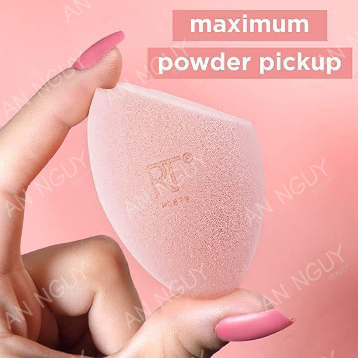 Bông Mút Tán Phấn Real Techniques Miracle Powder Sponge Dùng Tán Kem Nền, Che Khuyết Điểm