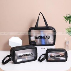 Túi Đựng Mỹ Phẩm WASH BAG - Màu Đen