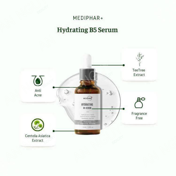 Serum Mediphar+ Hydrating B5 Cấp Ẩm Phục Hồi Da 30ml