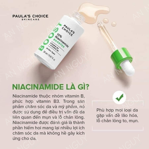 Tinh Chất Paula’s Choice 10% Niacinamide Booster Sáng Da, Se Lỗ Chân Lông 20ml