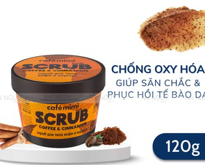 Tẩy Tế Bào Chết Body Cafe & Quế Cafe Mimi 120gr