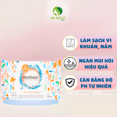 Khăn Ướt Vệ Sinh Vùng Kín Femfresh Intimate Skin Care Wipes