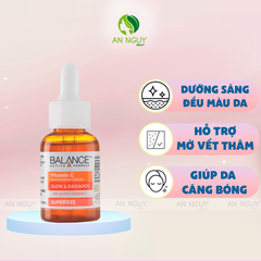 Tinh Chất Balance VitaminC Brightening Serum Glow & Radiance Giúp Sáng Da 60ml