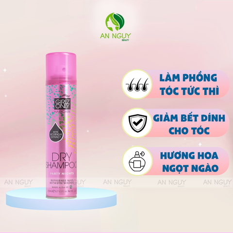 Dầu Gội Khô Girlz Only Dry Shampoo 200ml