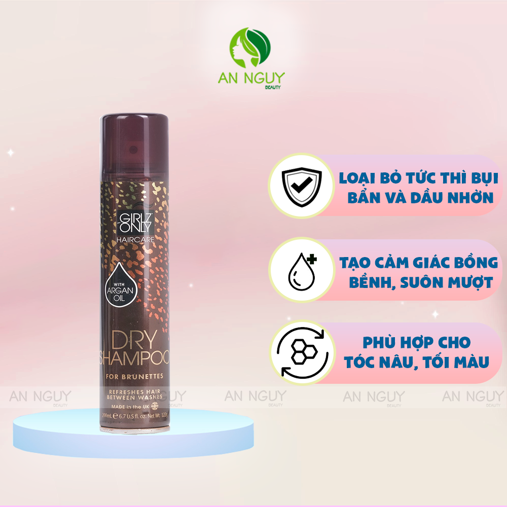 Dầu Gội Khô Girlz Only Dry Shampoo 200ml