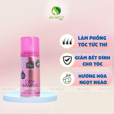 Dầu Gội Khô Girlz Only Dry Shampoo 100ml