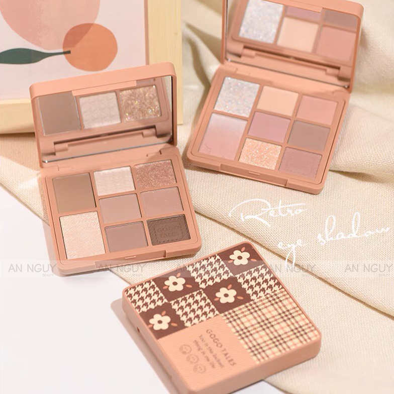 Bảng Phấn Mắt 8 Ô Gogo Tales Retro Mist Eyeshadow Palette 11.5gr