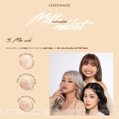 Che Khuyết Điểm Lemonade Matte Addict Concealer Kiềm Dầu, Bền Màu 3gr